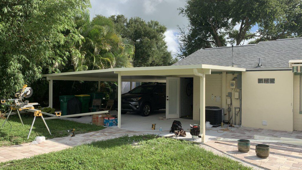 Aluminum Metal Carports & Awnings Sun Control SW Florida